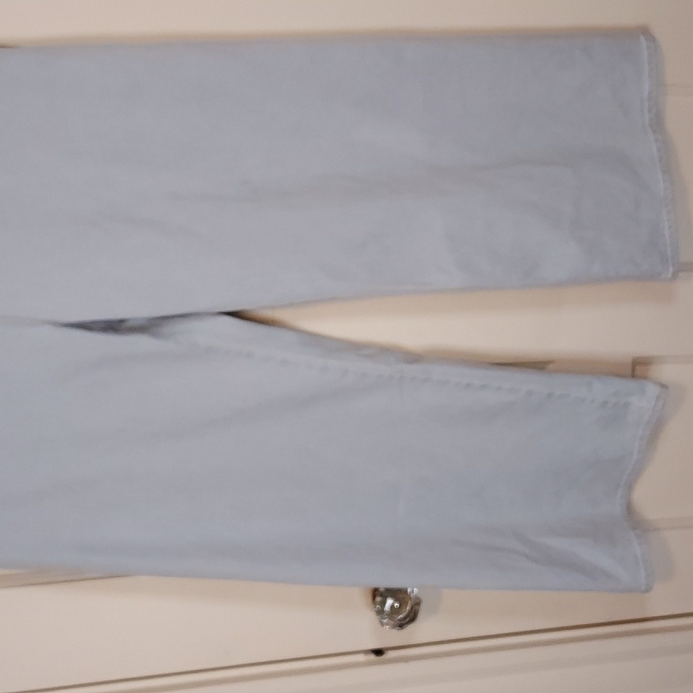 Veronica Beard Grant Wide Leg Jean Braided Waist Aspen - Picture 6 of 12